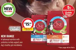 Coles Purina One Dry Dog Food offer