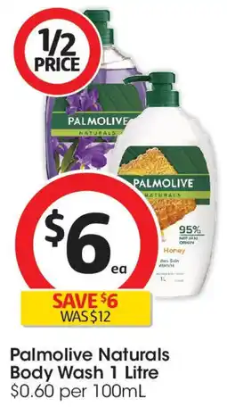 Coles Palmolive Naturals Body Wash offer