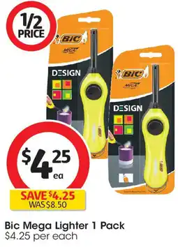 Coles Bic Mega Lighter 1 Pack offer