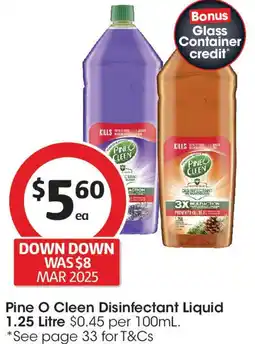 Coles Pine O Cleen Disinfectant Liquid offer