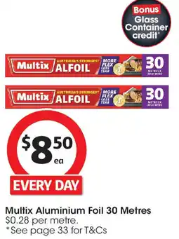 Coles Multix Aluminium Foil offer