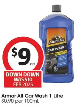 Coles Armor All Car Wash offer