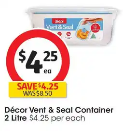 Coles Décor Vent & Seal Container offer
