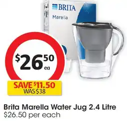 Coles Brita Marella Water Jug offer
