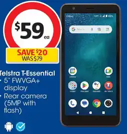 Coles Telstra T-Essential offer