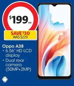 Coles Oppo A38 offer