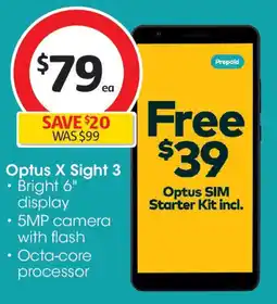 Coles Optus X Sight 3 offer