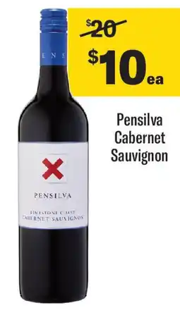 Coles Pensilva Cabernet Sauvignon offer