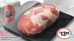 IGA Australian Community Co Pickled Pork offer