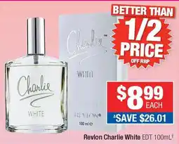 Direct Chemist Outlet Revlon Charlie White EDT offer