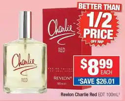 Direct Chemist Outlet Revlon Charlie Red EDT offer