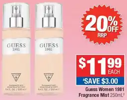 Direct Chemist Outlet Guess Women 1981 Fragrance Mist offer