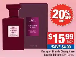 Direct Chemist Outlet Designer Brands Cherry Haze Special Edition EDP offer