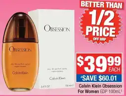 Direct Chemist Outlet Calvin Klein Obsession For Women EDP offer