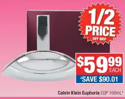Direct Chemist Outlet Calvin Klein Euphoria EDP offer