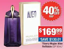 Direct Chemist Outlet Thierry Mugler Alien Refillable EDP offer