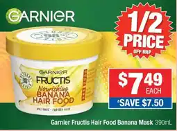 Direct Chemist Outlet Garnier Fructis Hair Food Banana Mask offer