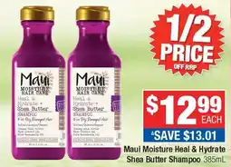 Direct Chemist Outlet Maui Moisture Heal & Hydrate Shea Butter Shampoo offer