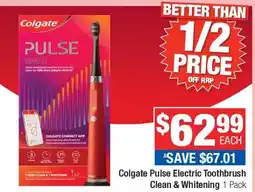 Direct Chemist Outlet Colgate Pulse Electric Toothbrush Clean & Whitening 1 Pack offer