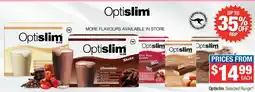 Direct Chemist Outlet Optislim Selected Range offer