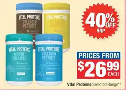 Direct Chemist Outlet Vital Proteins Selected Range offer