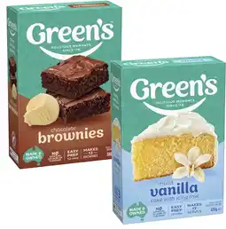 Coles Green's Traditional Baking Mix 350g-470g offer