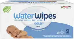 Coles WaterWipes Baby Wipes 540 Pack offer