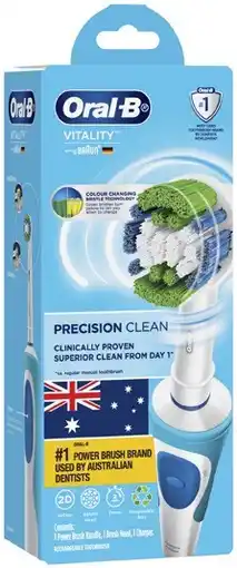 Coles Oral B Vitality Precision Clean Electric Toothbrush 1 Pack offer