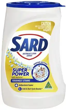 Coles Sard Stain Remover Powder 900g offer