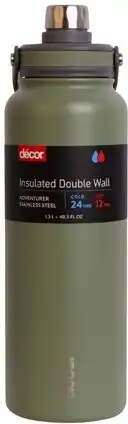 Coles Décor Adventurer Stainless Steel Bottle 1.2 Litre offer