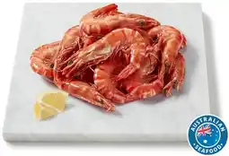 Coles Coles Australian Thawed Cooked Extra Large Black Tiger Prawns offer