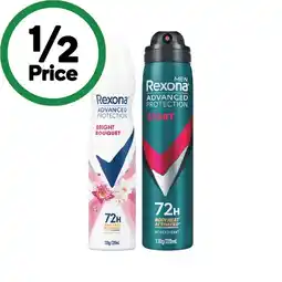 Woolworths Rexona Antiperspirant Aerosol Deodorant 220ml offer