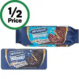 Woolworths McVitie’s Hobnobs Chocolate Oat Snap Cookie 262g offer