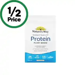 Woolworths Nature’s Way Instant Natural Protein Powder 400g offer