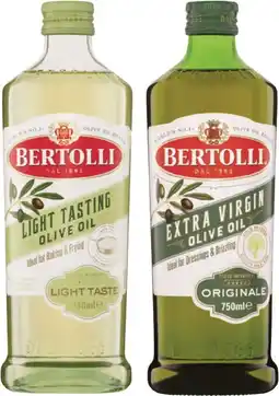 Coles Bertolli Olive Oil 750mL offer