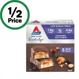 Woolworths Atkins Endulge Bar Pk 5 x 34g offer