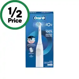 Woolworths Oral-B iO2 White Electric Toothbrush offer