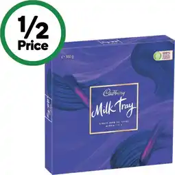 Woolworths Cadbury Milk Tray 360g offer