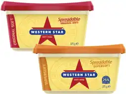Coles Western Star Spreadable Blend 375g offer