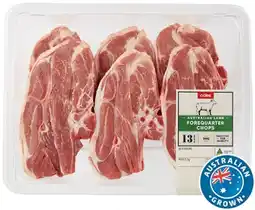 Coles Coles Australian Lamb Forequarter Chops offer