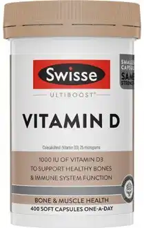 Coles Swisse Ultiboost Vitamin D Capsules 400 Pack offer
