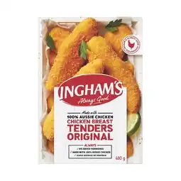 Woolworths Ingham’s Chicken Breast Tenders or Nuggets 400g offer