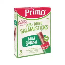 Woolworths Primo Salami Sticks 90g Pk 5 offer