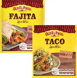 Coles Old El Paso Spice Mix 30g-40g offer
