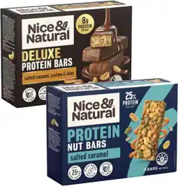 Coles Nice & Natural Deluxe, Layered or Active Protein Bars 125g-200g offer