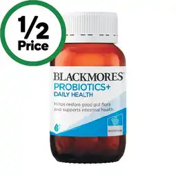 Woolworths Blackmores Probiotics+ Daily Health Capsules Pk 30 offer