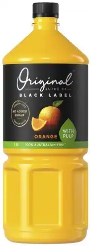 Coles Original Black Label Orange Juice 1.5 Litre offer