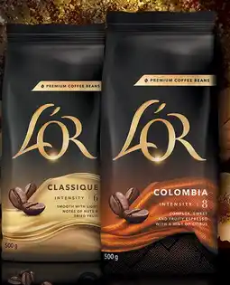 Coles L'Or Coffee Beans 500g offer