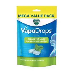 Woolworths Vicks VapoDrops Lozenges Pk 42Δ  offer