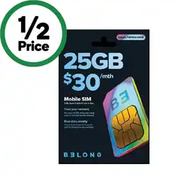 Woolworths Belong $30 Starter Pack§ offer